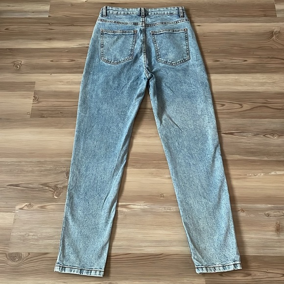 Cotton-On Stretch Mom Jean Light/Medium wash Womens 6 - Picture 3 of 12